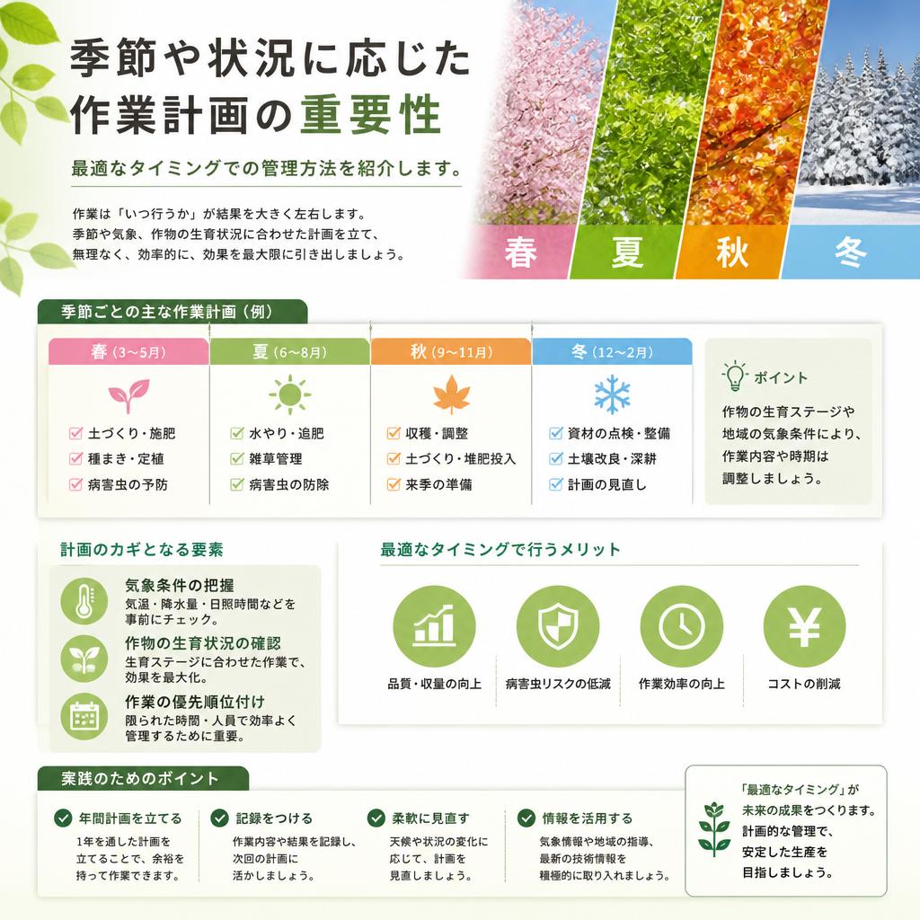 4. 整備と草刈りの適切なタイミング