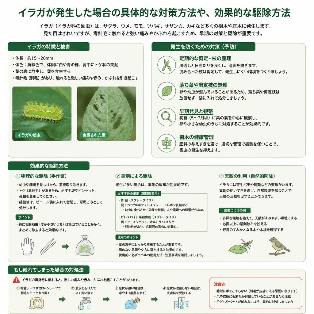 イラガの対策方法